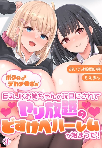 ボクのデカチ●ポが巨乳JKお姉ちゃんの玩具にされてヤリ放題のどすけべハーレムが始まった！ メイン画像