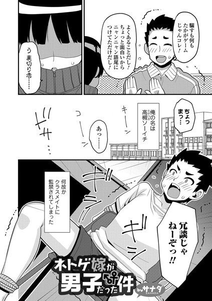 ネトゲ嫁が男子だった件（単話） メイン画像