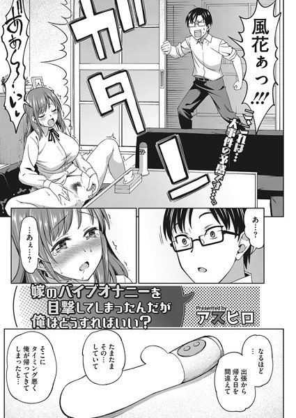嫁のバイブオナニーを目撃してしまったんだが俺はどうすればいい？（単話） メイン画像