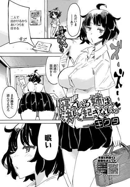 寝ている姉は、決して起きない。（単話） メイン画像