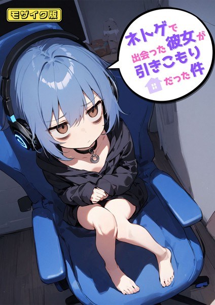 ネトゲで出会った彼女が引きこもりだった件 モザイク版 メイン画像