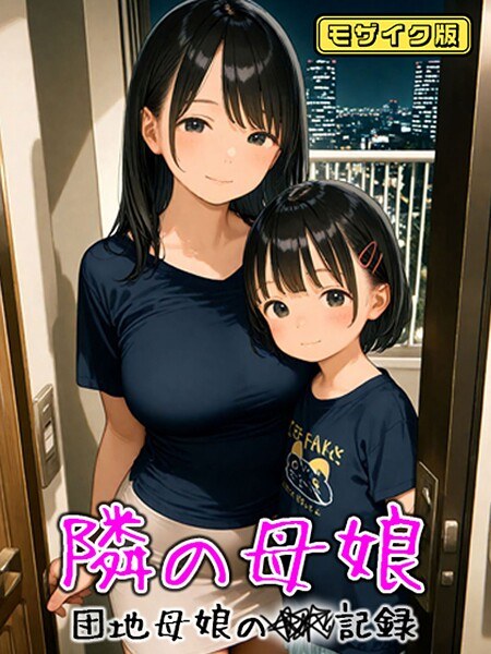 母亲和女儿的下一扇门 - 母亲和女儿家的母亲和女儿的记录的马赛克版本