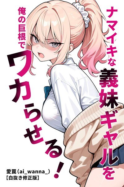 ナマイキな義妹ギャルを俺の巨根でワカらせる！【白抜き修正版】（単話） メイン画像