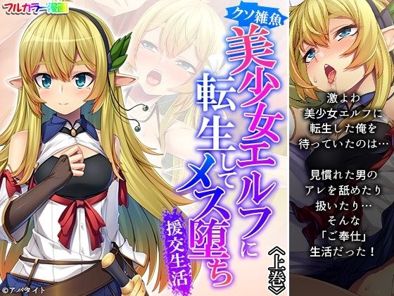 クソ雑魚美少女エルフに転生してメス堕ち援交生活 上巻 メイン画像