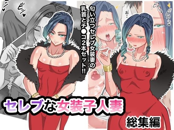 セレブな女装子人妻 総集編 メイン画像