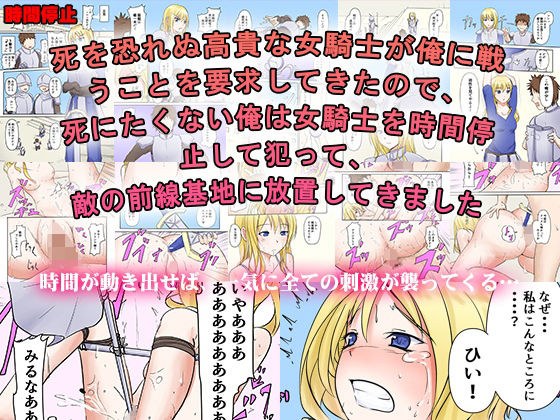 死を恐れぬ高貴な女騎士が俺に戦うことを要求してきたので、死にたくない俺は女騎士を時間停止して犯って、敵の前線基地に放置してきました メイン画像