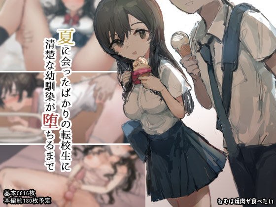 夏に会ったばかりの転校生に清楚な幼馴染が堕ちるまで メイン画像