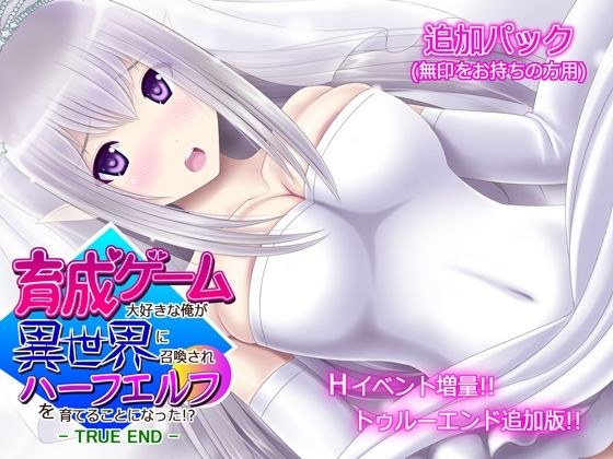 育成ゲーム大好きな俺が異世界に召喚されハーフエルフを育てることになった！？ -追加パック- メイン画像