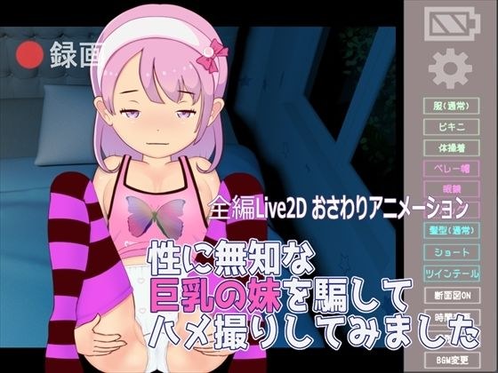 性に無知な巨乳の妹を騙してハメ撮りしてみました メイン画像