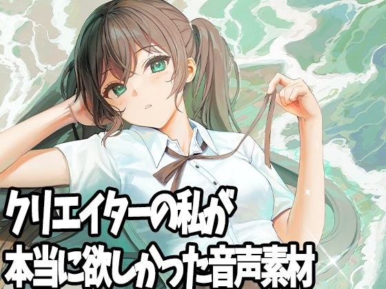 クリエイターの私が本当に欲しかった音声素材6 メイン画像