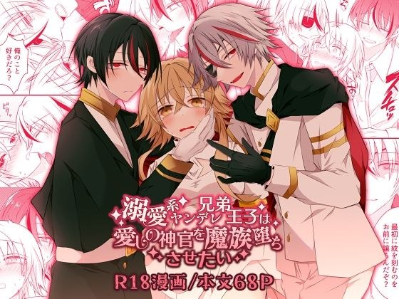 溺愛系ヤンデレ兄弟王子は愛しの神官を魔族堕ちさせたい メイン画像