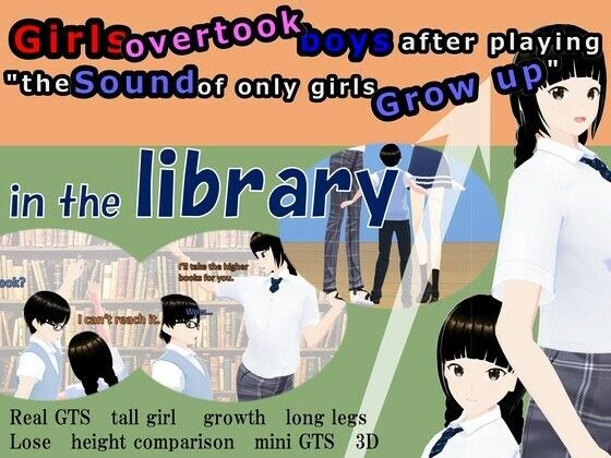 Girls overtook boys after playing ’the sound of only girls grow up’ in the library.
