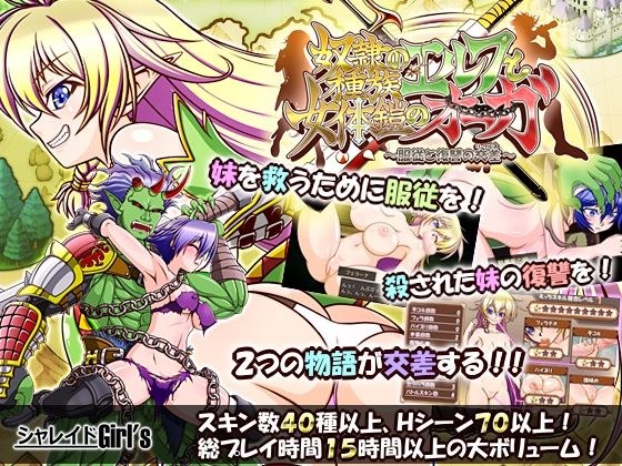 奴●種族のエルフと女体鎧のオーガ〜服従と復讐の交差(リ・クルス)〜 メイン画像