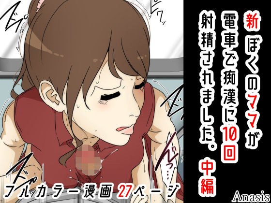 新 ぼくのママが電車で痴●に10回射精されました。 中編 メイン画像