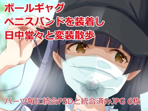 変装散歩〜日中堂々とボールギャグ、ペニスバンドを着けて〜 メイン画像