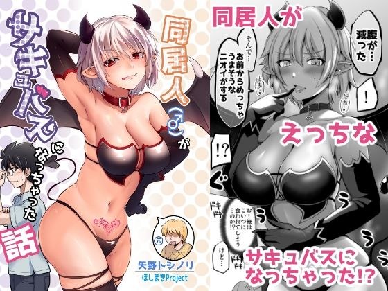 A story about a housemate (♂) becoming a succubus メイン画像