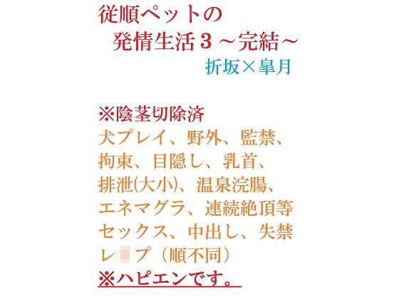 従順ペットの発情生活3 メイン画像