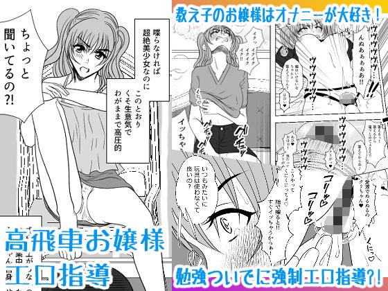高飛車お嬢様エロ指導 メイン画像