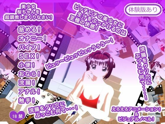 美少女桜ちゃんを超調教しまくりなさい！ メイン画像