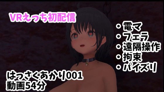 VR Etch First Delivery/Electric Massager/Blowjob/Remote Control/Restraint/Titty Fuck [Hassaku Akari 001/NeosVR] メイン画像