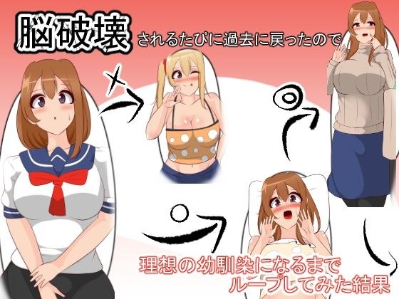 脳破壊されるたびに過去に戻れたので理想の幼馴染になるまでループした結果 メイン画像