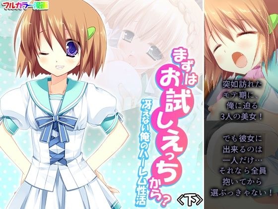 まずはお試しえっちから？冴えない俺のハーレム性活 下 メイン画像