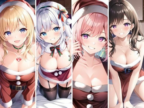 009［33枚］サンタコスの巨乳ちゃん メイン画像
