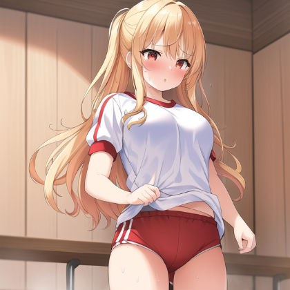 金髪お嬢様の嫌々ブルマ初体験 メイン画像
