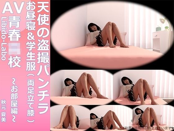 [All] Virtual idol &quot;Natsumi Akimoto&quot; born from &quot;I will make an ideal girlfriend with 3DCG&quot; Angel&apos;s nap voyeur panchira video (school uniform &amp; double knees)