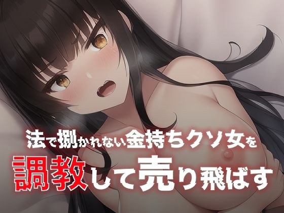 法で捌かれない金持ちクソ女を調教して売り飛ばす メイン画像