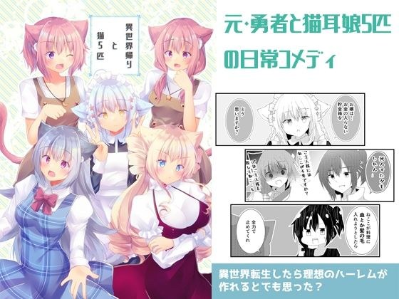 異世界帰りと猫5匹 メイン画像