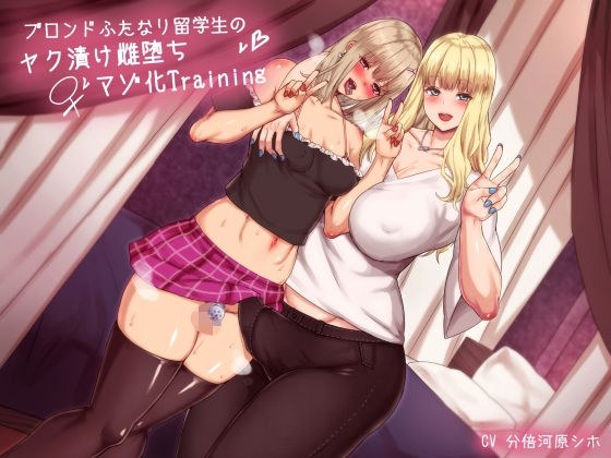 ブロンドふたなり留学生のヤク漬け雌堕ちマゾ化Training メイン画像