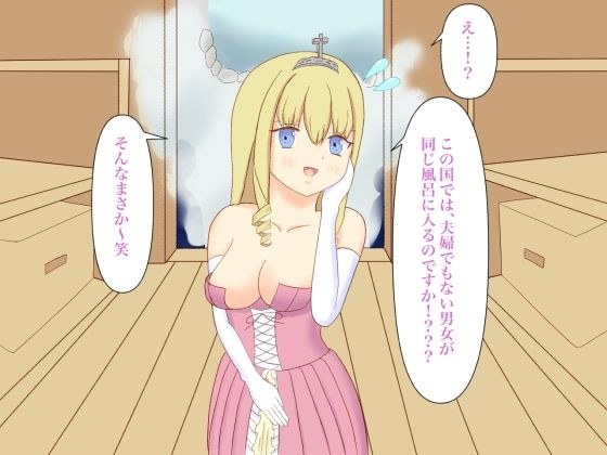 姫が混浴に来たので脱がせてみた メイン画像