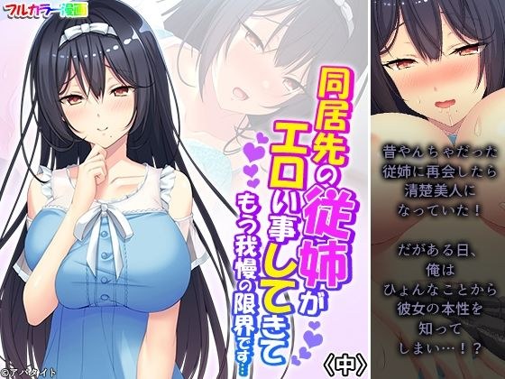同居先の従姉がエロい事してきてもう我慢の限界です…中 メイン画像