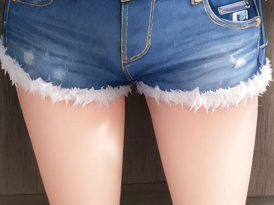 ショートパンツ少女 メイン画像