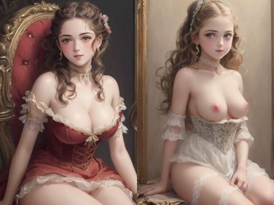 ビクトリアン美少女絵画 メイン画像