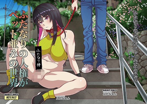 A world where futanari human rights are like pets メイン画像