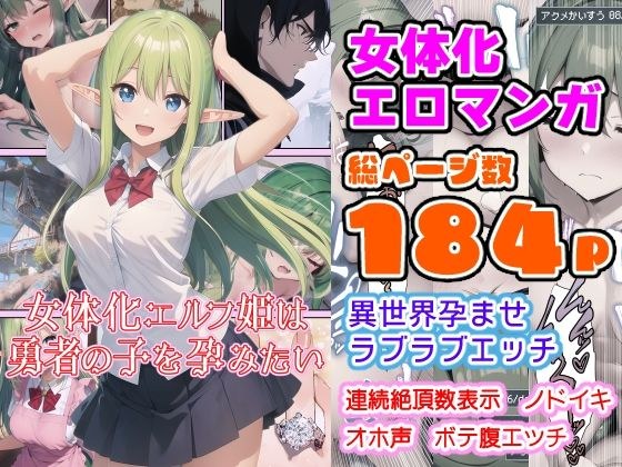 女体化エルフ姫は勇者の子を孕みたい メイン画像