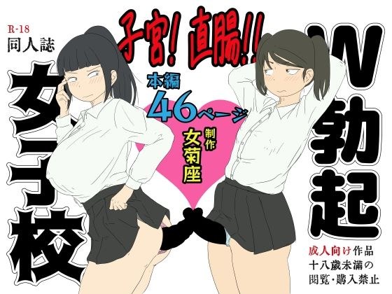 子宮！ 直腸！！ W勃起女子校 メイン画像