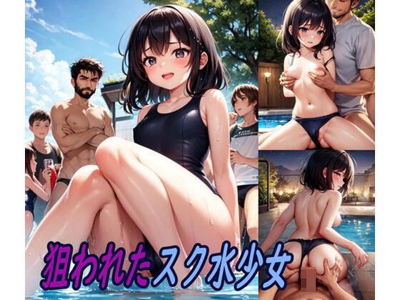 狙われたスク水少女 メイン画像