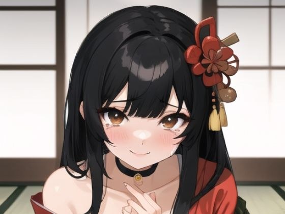 日本の伝統美を感じる着物を着た少女 メイン画像