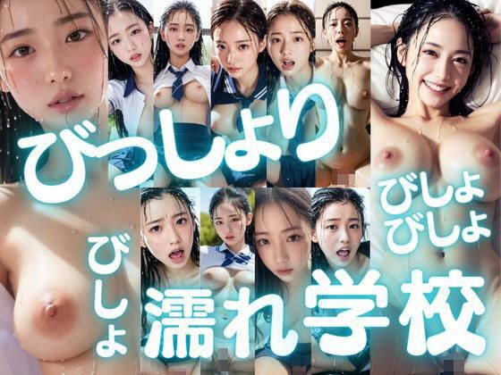 びっしょりビショビショびしょ濡れ美少女 学校編 メイン画像