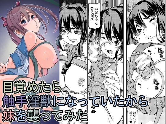 目覚めたら触手淫獣になっていたから妹を襲ってみた メイン画像