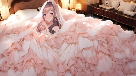 ウエディングドレス美少女セット8ベッドイン メイン画像