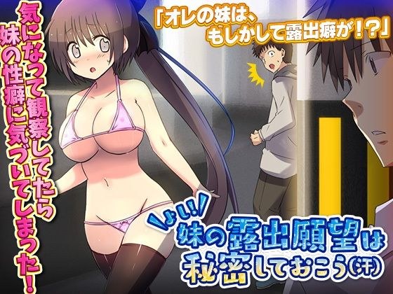 よし!妹の露出願望は秘密しておこう(汗) メイン画像