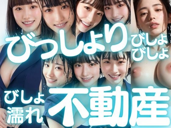 びっしょりビショビショびしょ濡れ美少女 不動産編 メイン画像