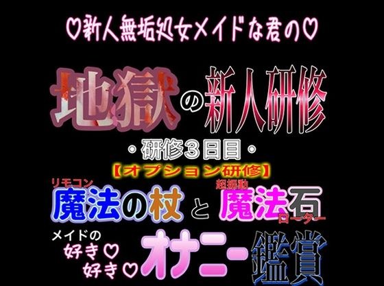 新人無垢処女メイドな君の地獄の新人研修 〜研修3日目〜 『オプション研修』 メイン画像