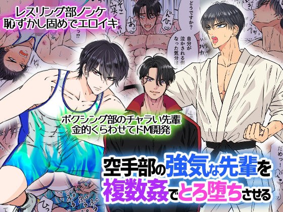 空手部の強気な先輩を複数姦でとろ堕ちさせる メイン画像