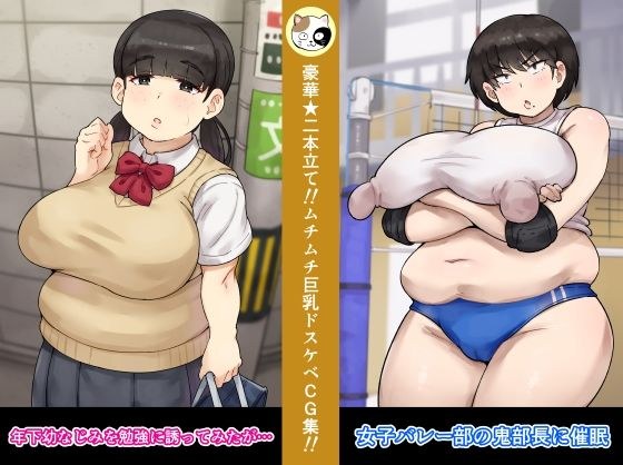 女子バレー部の鬼部長に催●＋年下幼なじみを勉強に誘ってみたが… メイン画像