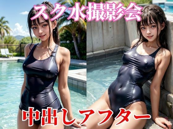 Naughty School Swimsuit Photo Session-Creampie Off Meeting After メイン画像